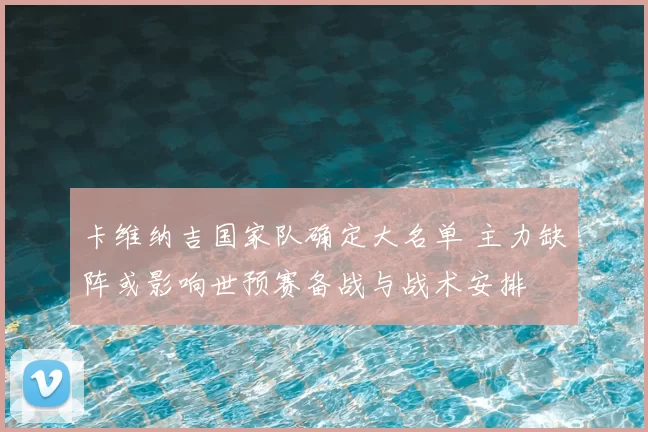 卡维纳吉国家队确定大名单 主力缺阵或影响世预赛备战与战术安排